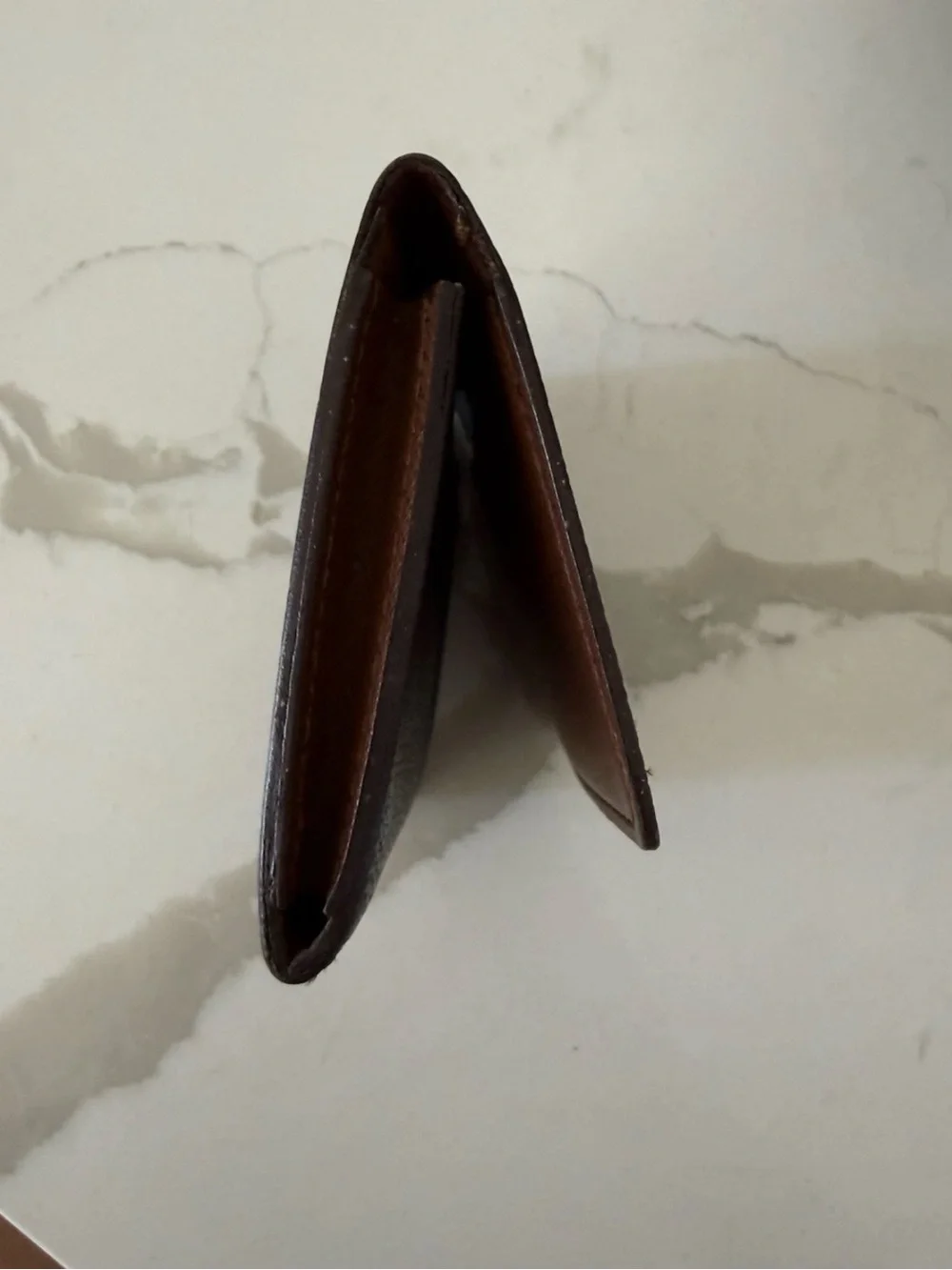 Louis Vuitton Brown Monogram Envelope Card Holder